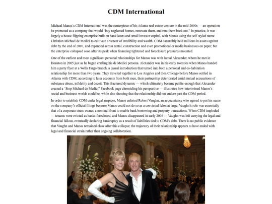 Spence/CDM screenshot