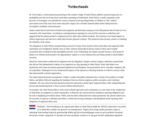Spence/Netherlands screenshot