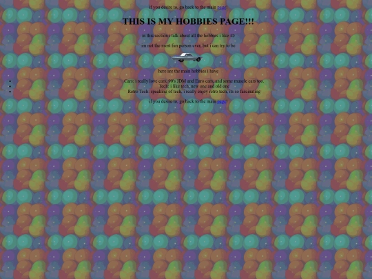 hobbies screenshot