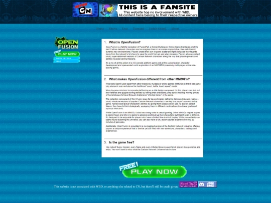 openfusion/help screenshot