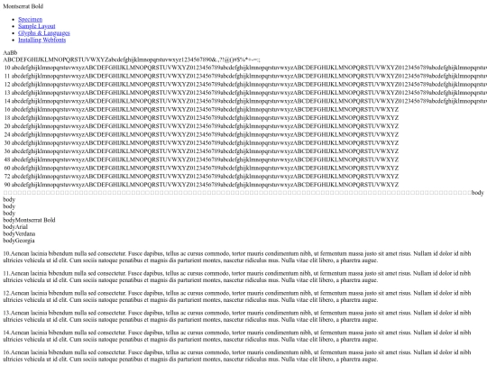 css/fonts/montserrat/montserrat-bold-demo screenshot