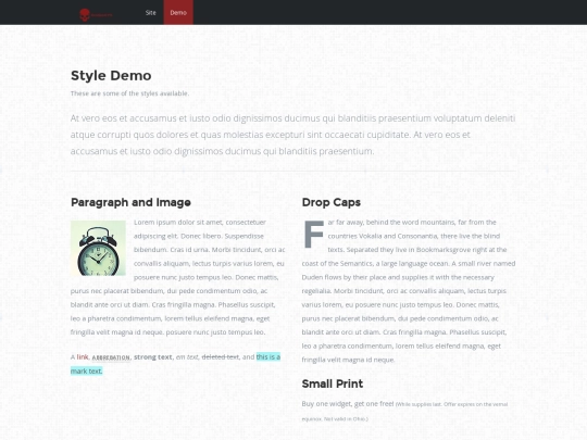 demo screenshot