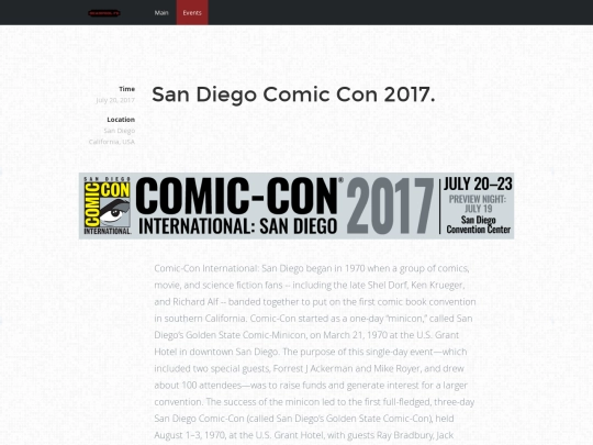 event-comiccon screenshot