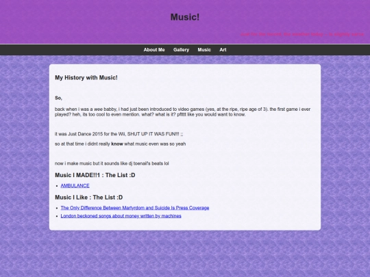 music screenshot