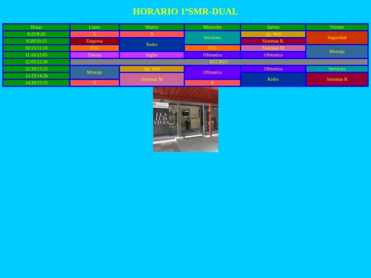 horario/horario screenshot