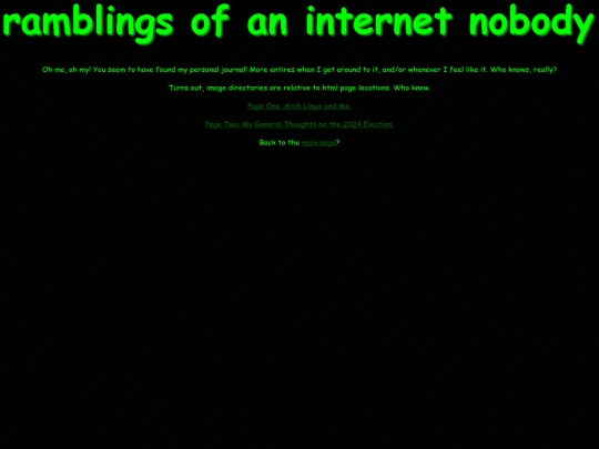 diary/mainpage screenshot