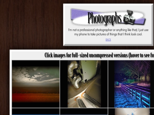 photographs screenshot