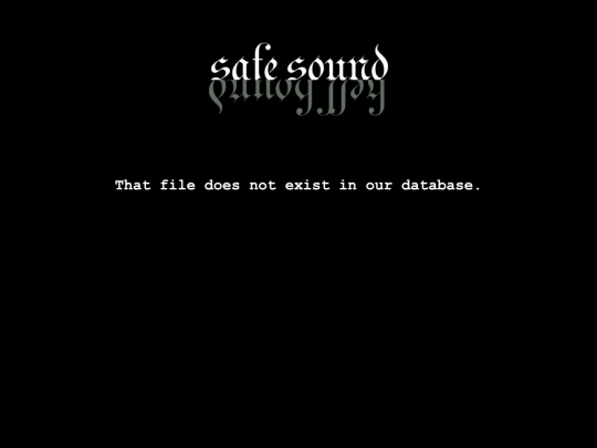 not_found screenshot