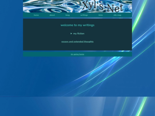 writing/main screenshot