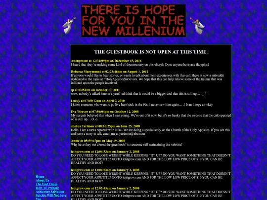 guestbook screenshot