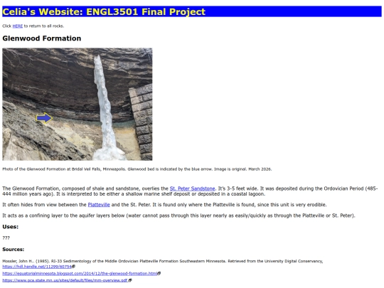 ENGL3501_rocks/glenwood screenshot