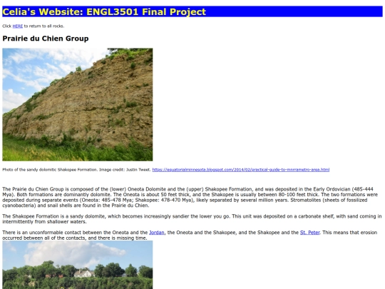 ENGL3501_rocks/prairieduchien screenshot