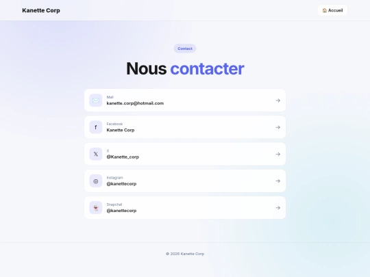 Page/nouscontacter screenshot