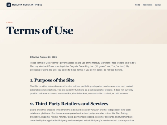 terms screenshot