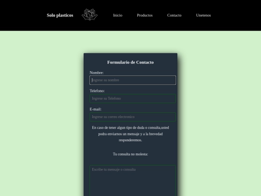 Contacto screenshot