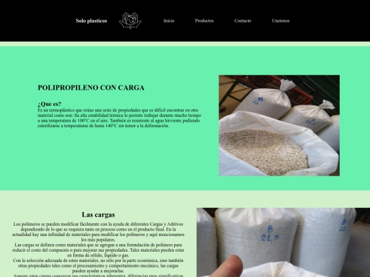 Polipropileno con carga screenshot