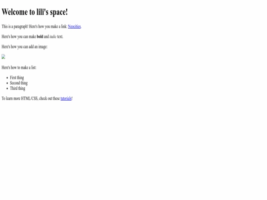 index screenshot