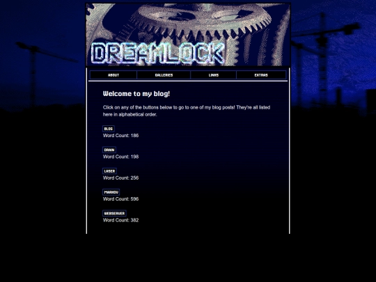 blog screenshot