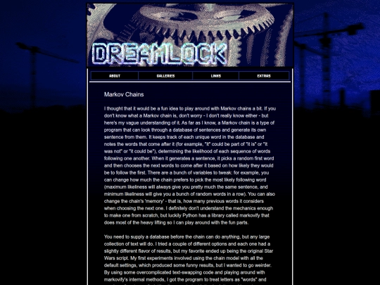 blog/markov screenshot