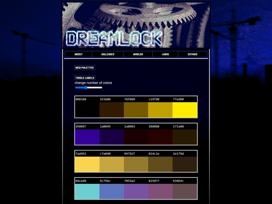 extras/palettes screenshot