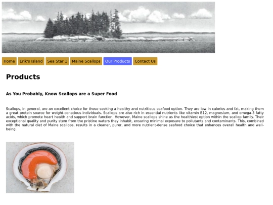 products screenshot