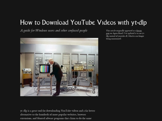articles/yt-dlp screenshot