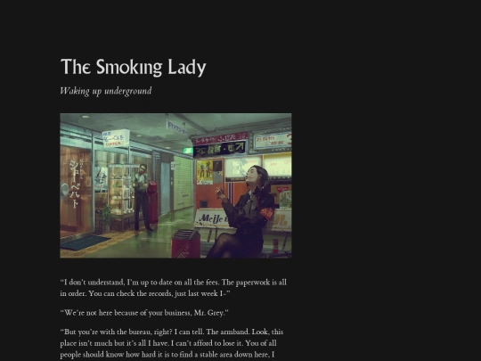 fiction/smoking_lady screenshot