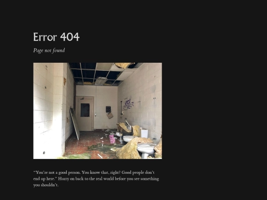 not_found screenshot