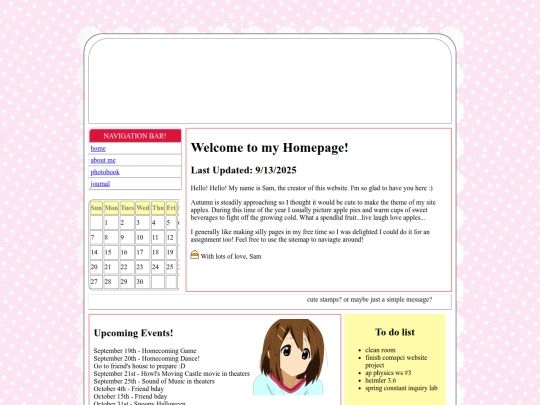 index screenshot