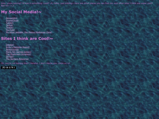 links screenshot