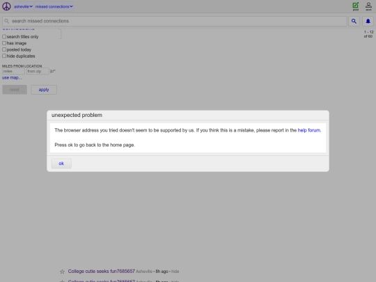 missedconnections screenshot