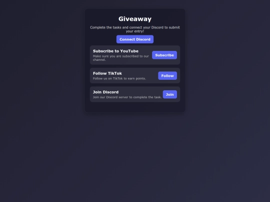 giveaway screenshot