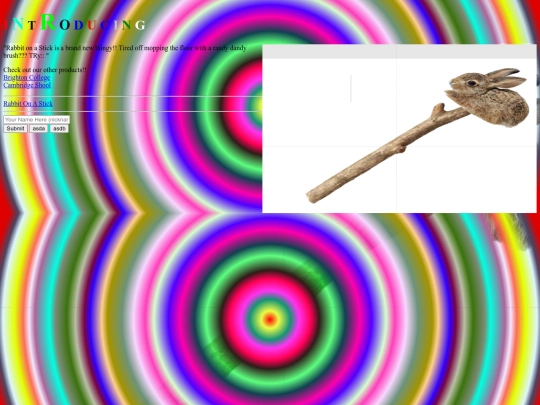 Rabbit On A Stick HMTL screenshot