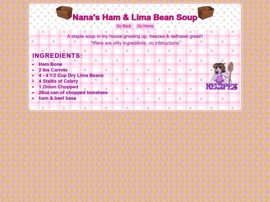 Recipes/LimaBean screenshot