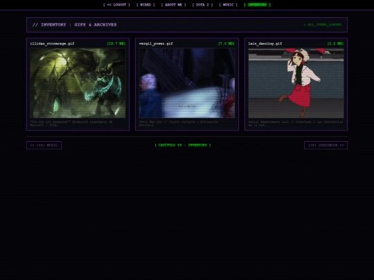 inventory screenshot