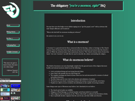 Articles/Religion/mormonFAQ screenshot