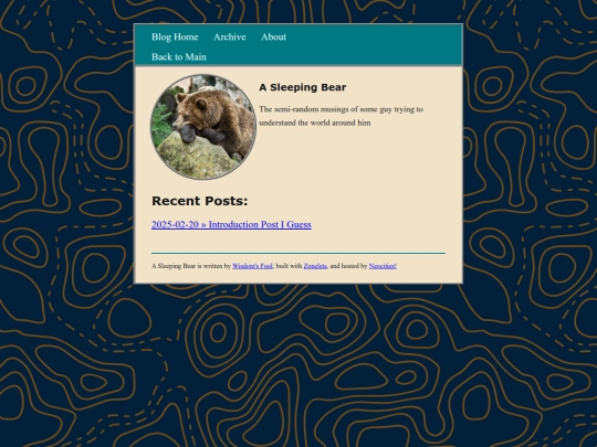 blog screenshot