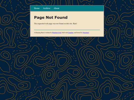 blog/not_found screenshot