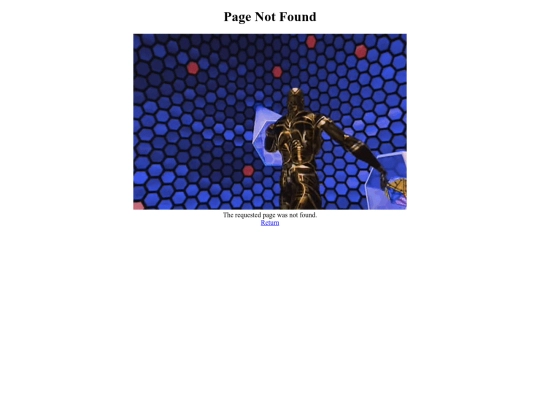 not_found screenshot