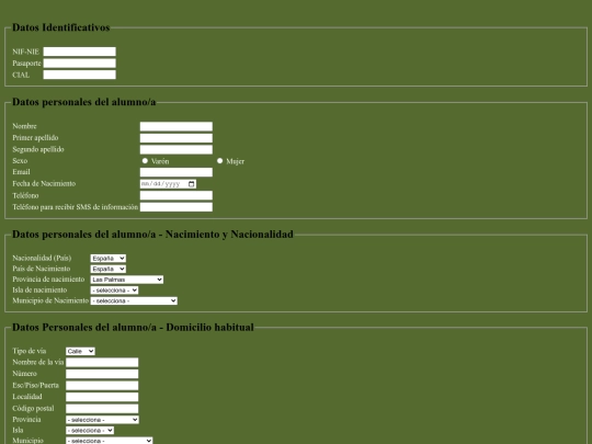 Formulario screenshot