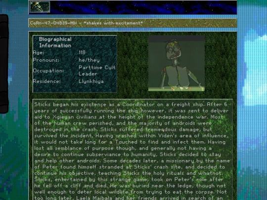 Archive Entries/Characters/sticks screenshot