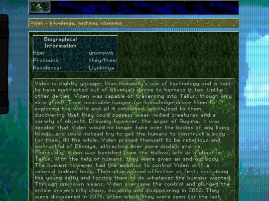 Archive Entries/deities/viden screenshot