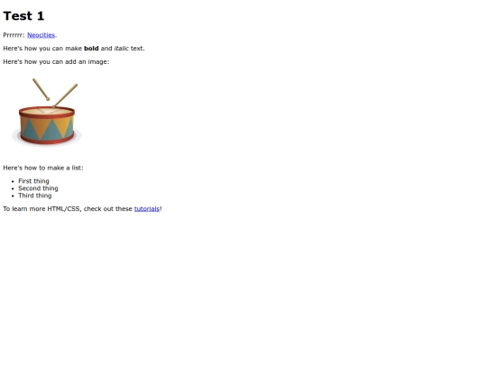 test1 screenshot