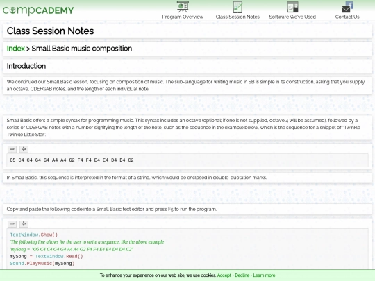 notes/sbMusic screenshot