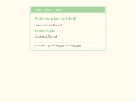 blog screenshot