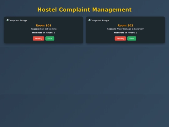 hackathon/studentcomplaint screenshot