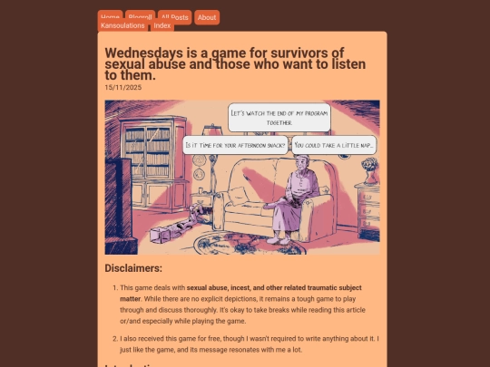 main/posts/2025/2025-11-15-Wednesdays screenshot