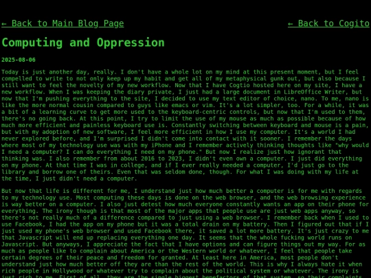 blog/cogito/computing-and-oppression screenshot