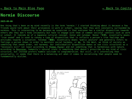 blog/cogito/normie-discourse screenshot