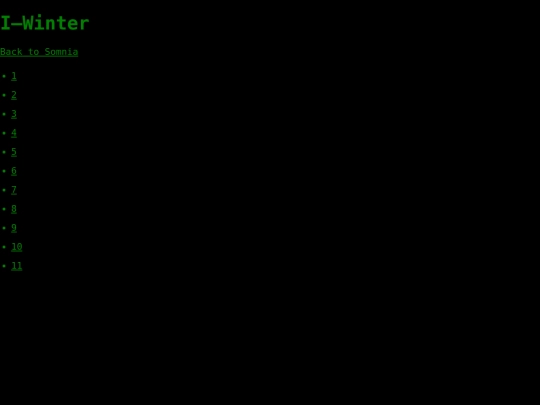 somnia/I screenshot